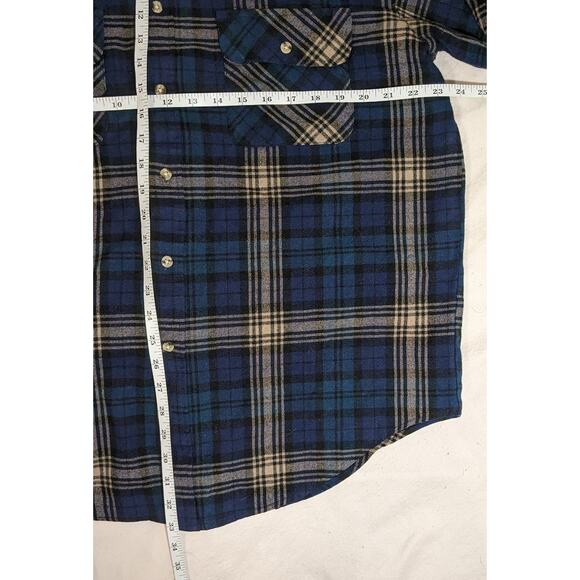 Vintage Northern Territory Plaid Flannel 80's 90's Size Large - Picture 2 of 3